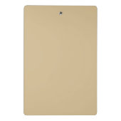 Dunkelbrauner Mikro-Blumen-Sand Mini Klemmbrett (Rückseite)