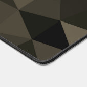 Dunkelbraunes geometrisches Messmuster Schreibtischunterlage (Ecke)