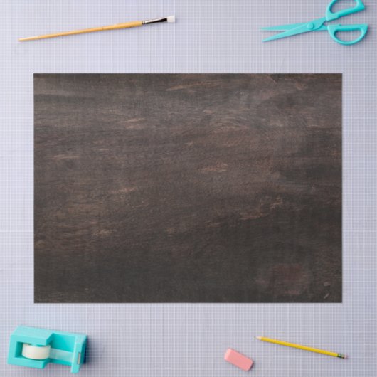 Dunkelbraunes Holzgewebe Seidenpapier (Basteln)