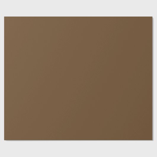 Dunkelbraunes Wrapping Paper Geschenkpapier (Flach)