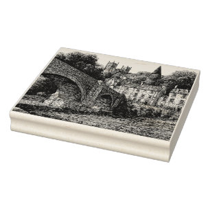 Dunkeld, Perthshire, Schottland, Sketch Gummistempel