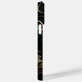 DUNKELE GREEN IRISH-KLEEBLATT ANGEBEN Case-Mate iPhone HÜLLE (Rückseite / Rechts)