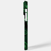 DUNKELE GREEN IRISH-KLEEBLATT ANGEBEN Case-Mate iPhone HÜLLE (Rückseite / Links)