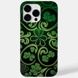 DUNKELE GREEN IRISH-KLEEBLATT ANGEBEN Case-Mate iPhone 14 PRO MAX HÜLLE