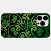 DUNKELE GREEN IRISH-KLEEBLATT ANGEBEN Case-Mate iPhone HÜLLE (Rückseite (Horizontal))