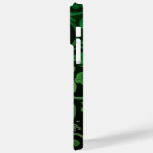 DUNKELE GREEN IRISH-KLEEBLATT ANGEBEN Case-Mate iPhone HÜLLE (Rückseite / Links)