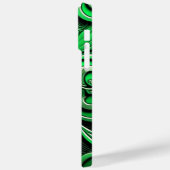 DUNKELE GREEN IRISH-KLEEBLATT ANGEBEN Case-Mate iPhone HÜLLE (Rückseite / Links)