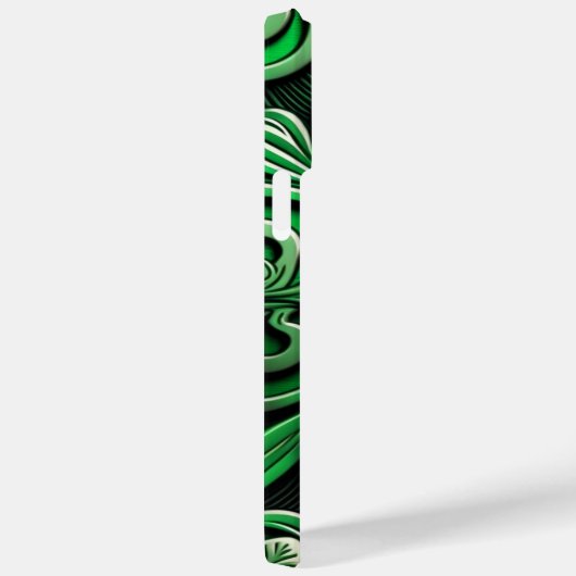 DUNKELE GREEN IRISH-KLEEBLATT ANGEBEN Case-Mate iPhone HÜLLE (Rückseite / Rechts)