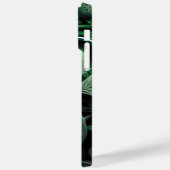 DUNKELE GREEN IRISH-KLEEBLATT ANGEBEN Case-Mate iPhone HÜLLE (Rückseite / Links)