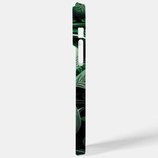 DUNKELE GREEN IRISH-KLEEBLATT ANGEBEN Case-Mate iPhone HÜLLE (Rückseite / Links)