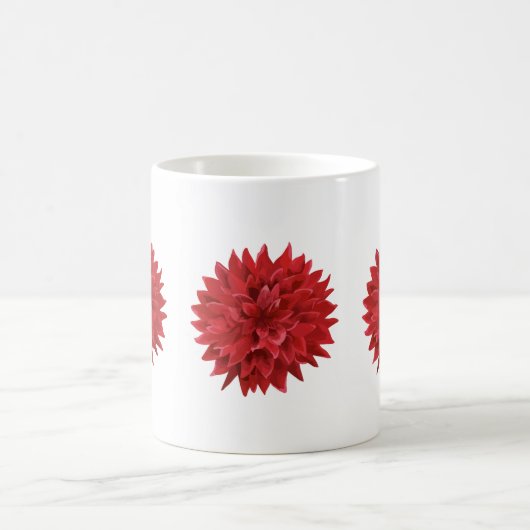 Dunkelfarbene Blume Kaffeetasse (Mittel)