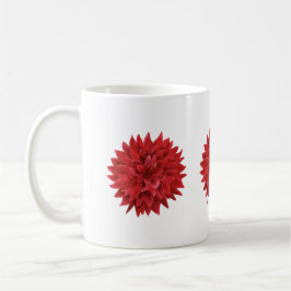 Dunkelfarbene Blume Kaffeetasse