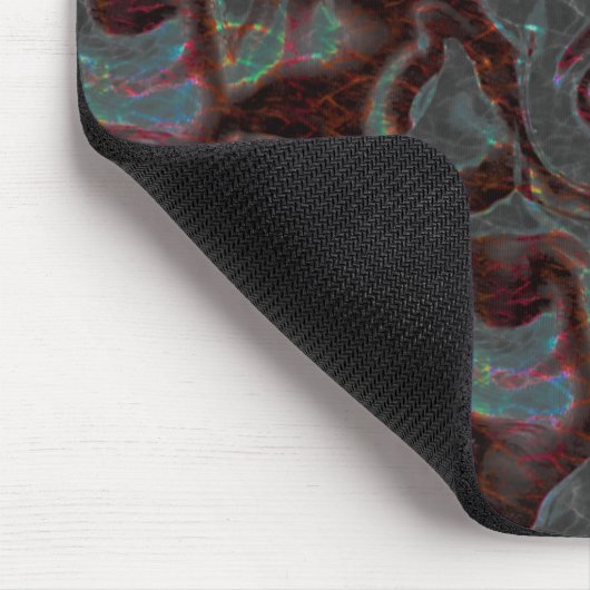 Dunkelfarbene, geschnitzte Spiralteile und glühend Mousepad (Ecke)