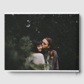 Dunkelfarbenhochzeit Gästebuch (Rückseite)