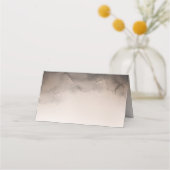 Dunkelfarbenhochzeit Platzkarte (Vorderseite)