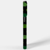 Dunkelfarbiges Muster iPhone 14 Pro Max Case (Rückseite / Rechts)