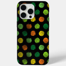 Dunkelfarbiges Muster iPhone 14 Pro Max Case