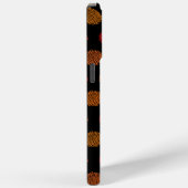 Dunkelfarbiges Muster iPhone 14 Pro Max Case (Rückseite / Rechts)