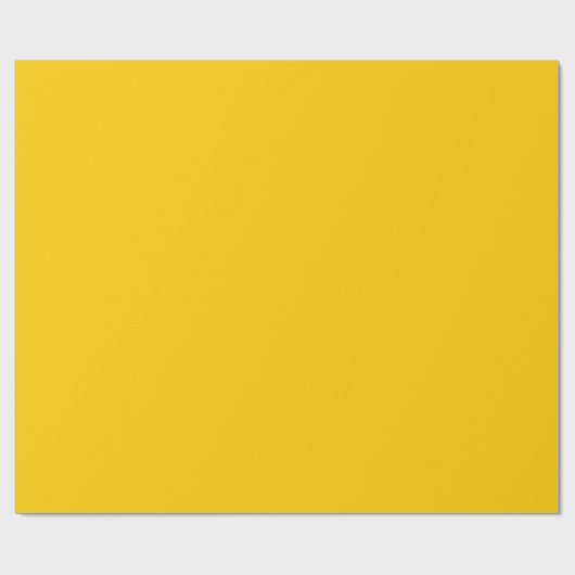 Dunkelgelb Geschenkpapier (Flach)