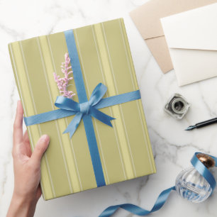 Dunkelgelb und gelbe Streifen Geschenkpapier
