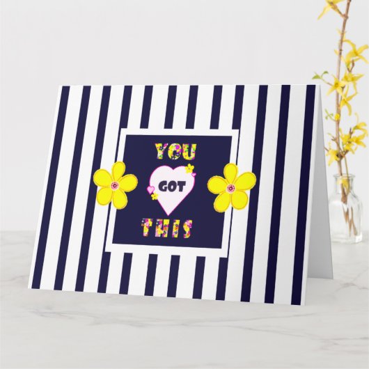 Dunkelgelbe Blume Karte (Gelbe Blume)