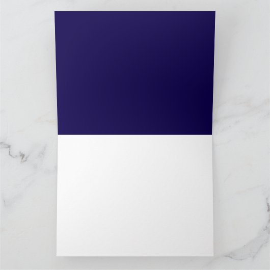 Dunkelgelbe Blume Karte (Innenseite)