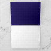 Dunkelgelbe Blume Karte (Innenseite)