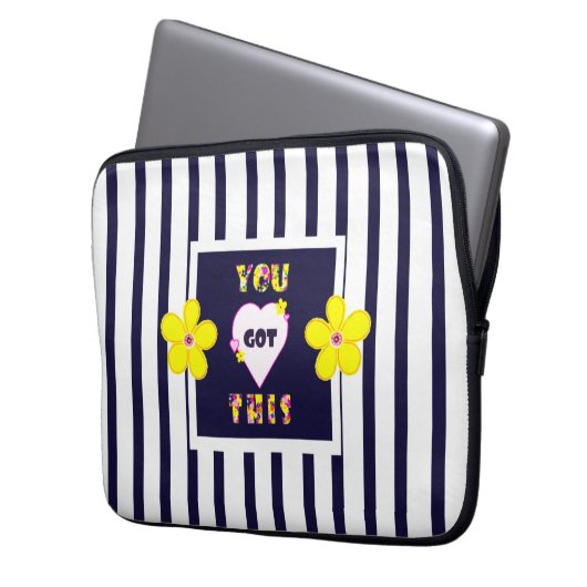 Dunkelgelbe Blume Laptopschutzhülle (Vorderseite Links)