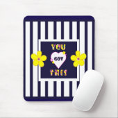 Dunkelgelbe Blume Mousepad (Mit Mouse)