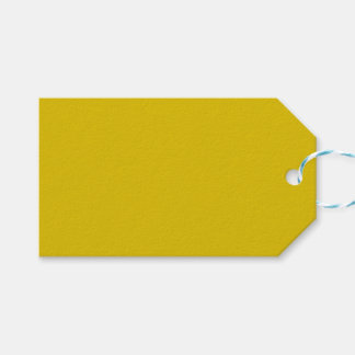 Dunkelgelbe Gift-Tags Geschenkanhänger