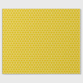 Dunkelgelbe Wrapping Paper Geschenkpapier (Flach)