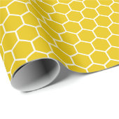 Dunkelgelbe Wrapping Paper Geschenkpapier (Rolleneckpunkt)
