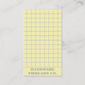 Dunkelgelber Prüfmuster QR-Code Visitenkarte (Vorderseite)