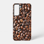 Dunkelgeröstete Kaffeebohnen Samsung Galaxy Hülle (Rückseite)