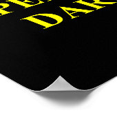 Dunkelgeschwindigkeit. Poster (Ecke)