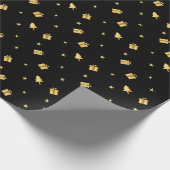 Dunkelgolden Geschenkpapier (Ecke)