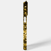 Dunkelgoldfarbene Imitate Glitzer Glitzern Ihr Tex Case-Mate iPhone Hülle (Rückseite / Rechts)