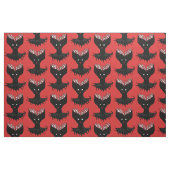 Dunkelgotische Girl-Figur mit Zähne Stoff (Fat Quarter (45,7 x 55,9 cm))