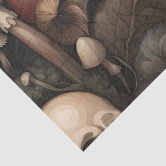 Dunkelgotische Halloween-Skulls-Gewebe-Decodierung Seidenpapier (Ausschnitt)