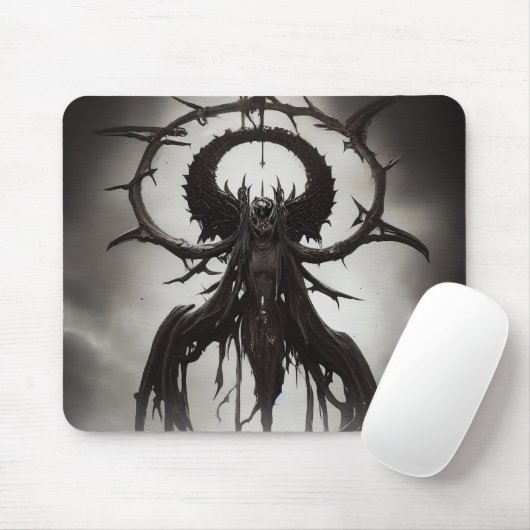 Dunkelgotische Horror Kunst: Dunkle Omen Horizonta Mousepad (Mit Mouse)