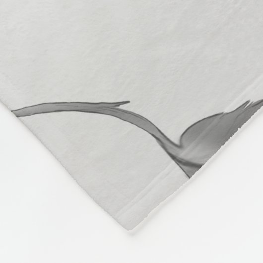 Dunkelgotische Rose Fleecedecke (Ecke)