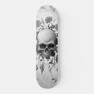 Dunkelgotische Rose Skateboard