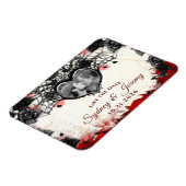 Dunkelgotisches Halloween-FOTO Das Datumsmagazin s Magnet (Linke Seite)