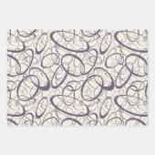 dunkelgrau bei jedem Anlass Geschenkpapier Set (Vorderseite)