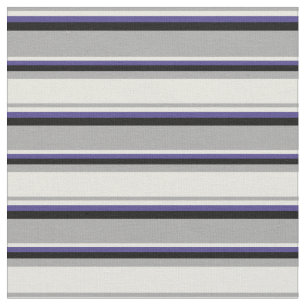 Dunkelgrau, Beige, Dunkelschiefer Blau und Schwarz Stoff