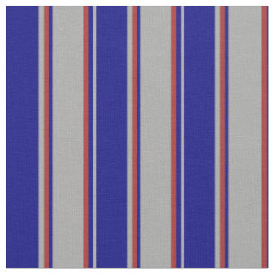 Dunkelgrau, blau und braun Linien/Streifen-Muster Stoff
