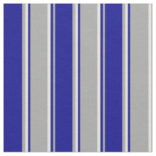 Dunkelgrau, dunkelblau und beige farbige Linien Stoff