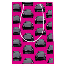 Dunkelgrau Elektrofahrzeug SUV Auto rosa