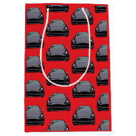 Dunkelgrau Elektrofahrzeug SUV Auto rot Mittlere Geschenktüte