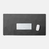 Dunkelgrau-Gefälle geometrisches Maschenmuster Schreibtischunterlage (Tastatur & Maus)
